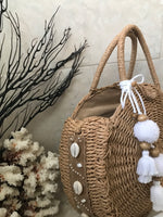 Load image into Gallery viewer, beach bags straw beach bag beach tote
